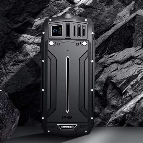 myPhone HAMMER Rock LTE 2,4" Dual SIM csepp-, por- és ütésálló mobiltelefon - fekete
