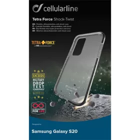   Cellularline tok, Tetraforce Shock Twist, átlátszó, ütésálló, Galaxy S20