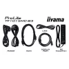 iiyama touch monitor, 10", 1280x800, 16:10, 425cd, 29ms, 800:1,VGA/HDMI/DP/LAN, Open frame, TF1015MC