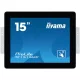 iiyama touch monitor, 15", 1024x768, 4:3 315cd, 8ms, 800:1,VGA/HDMI/DP, Open frame, TF1515MC