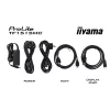 iiyama touch monitor, 15", 1024x768, 4:3 315cd, 8ms, 800:1,VGA/HDMI/DP, Open frame, TF1515MC