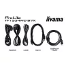 iiyama touch monitor, 15", 1024x768, 4:3, 330cd, 8ms, 700:1,VGA/HDMI/DP, Open frame, TF1534MC