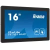 iiyama touch monitor, 15,6", 1920 x 1080, 16:9, 450cd, 25ms, 1000:1, VGA/HDMI/DP TF1615MC-B1