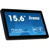 iiyama touch monitor, 15,6", 1920 x 1080, 16:9, 450cd, 5ms, 1000:1, HDMI/DP TF1633MSC-B1