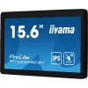 iiyama touch monitor, 15,6", 1920 x 1080, 16:9, 450cd, 5ms, 1000:1, HDMI/DP TF1633MSC-B1