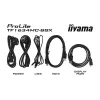 iiyama touch monitor, 15,6", 1920x1080, 16:9, 405cd, 28ms, 700:1,VGA/HDMI/DP, open frame, TF1634MC