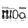 iiyama touch monitor, 17", 1280x1024, 5:4, 315cd, 5ms, 1000:1,/HDMI/DP, Open frame, TF1734MC