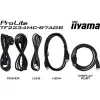 iiyama touch monitor, 21,5", 1920x1080, 16:9, 300cd, 8ms, 1000:1,VGA/HDMI/DP, Open frame, TF2234MC