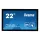 iiyama touch monitor, 21,5", 1920x1080, 16:9, 305cd, 8ms, 1000:1,VGA/HDMI/DP, Open frame, TF2234MC