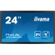 iiyama touch monitor, 23,8", 1920 x 1080, 16:9, 600cd, 5ms, 1000:1, HDMI/DP/USBx2 TF2438MSC-B1