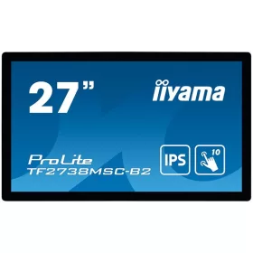   IIYAMA 16/7 touch IPS monitor 27" TF2738MSC-B2, 1920x1080, 16:9, 500cd/m2, 5ms, DVI/HDMI/DP/HDCP, Pivot, hangszóró
