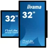 iiyama 24/7 touch monitor, 31,5", 1920 x 1080, 16:9, 500cd, 8ms, 3000:1, VGA/HDMI/DP TF3215MC-B2