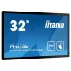 iiyama 24/7 interaktív kijelző, 31,5" , 1920x1080, 16:9, 425cd, 8ms, 3000:1,VGA/HDMI/DP, TF3215MC