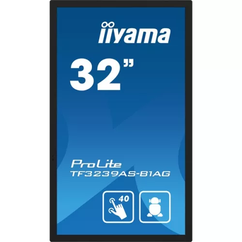 iiyama 24/7 interaktív kijelző, 31,5" 1920 x 1080, 16:9, 500cd, 8ms,1200:1, HDMIx2/DP/USBx2/RS-232C/RJ45