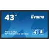 iiyama 24/7 interaktív kijelző, 42,5" 3840 x 2160 , 16:9, 500cd, 8ms,1200:1, HDMIx2/DP/USBx2/RS-232C/RJ45