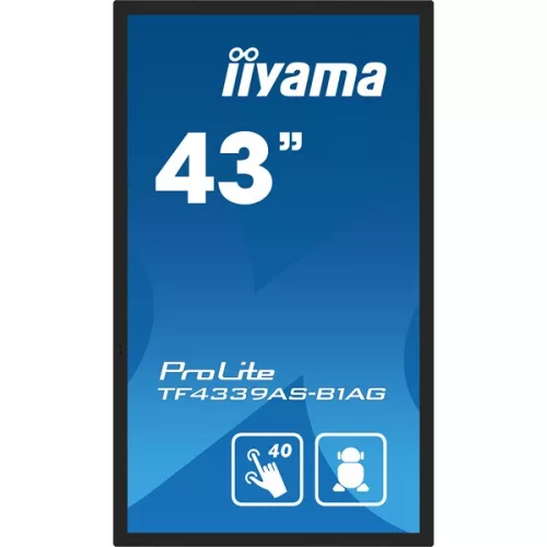 iiyama 24/7 interaktív kijelző, 42,5" 3840 x 2160 , 16:9, 500cd, 8ms,1200:1, HDMIx2/DP/USBx2/RS-232C/RJ45