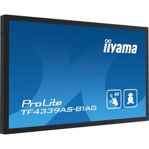 iiyama 24/7 interaktív kijelző, 42,5" 3840 x 2160 , 16:9, 500cd, 8ms,1200:1, HDMIx2/DP/USBx2/RS-232C/RJ45