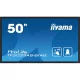 iiyama 24/7 interaktív kijelző, 49,5" 3840 x 2160 , 16:9, 500cd, 9,5ms,5000:1, HDMIx2/DP/USBx2/RS-232C/RJ45