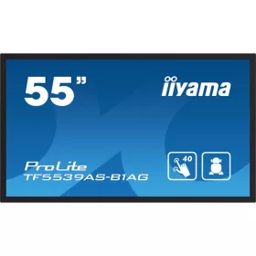   iiyama 24/7 interaktív kijelző, 54,6" 3840 x 2160 , 16:9, 500cd, 8ms, 1200:1, HDMIx2/DP/USBx2/RS-232C/RJ45
