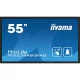 iiyama 24/7 interaktív kijelző, 54,6" 3840 x 2160 , 16:9, 500cd, 8ms, 1200:1, HDMIx2/DP/USBx2/RS-232C/RJ45