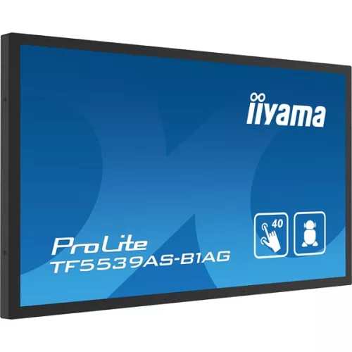 iiyama 24/7 interaktív kijelző, 54,6" 3840 x 2160 , 16:9, 500cd, 8ms, 1200:1, HDMIx2/DP/USBx2/RS-232C/RJ45