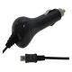 GIGAPACK Autós töltő 5W + fix microUSB kábel FEKETE