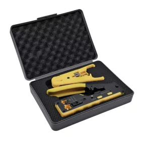   Equip Hálózati szerelőkészlet - TK-7088K (Krimpelő/Kábelcsupaszító fogó)