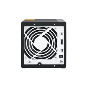   QNAP 4-bay desktop SATA JBOD expansion unit with a QXP-400eS-A1164 PCIe SATA host car