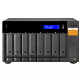   QNAP 8-bay desktop SATA JBOD expansion unit with a QXP-800eS-A1164 PCIe SATA host car