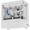 Thermalright TL-M10 táp nélküli MT Mini Tower számítógépház fehér