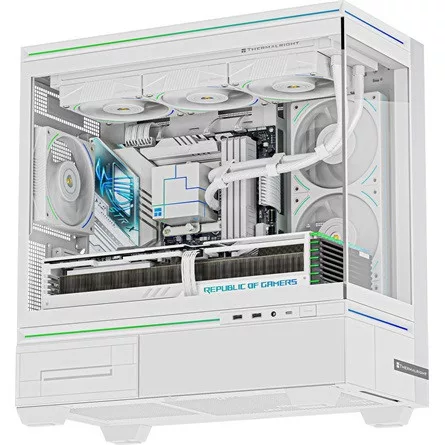 Thermalright TL-M10 táp nélküli MT Mini Tower számítógépház fehér