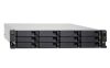 QNAP 12-bay 2U rackmount USB-C 3.1 Gen2 10Gbps JBOD expansion unit, redundant PSU, wi