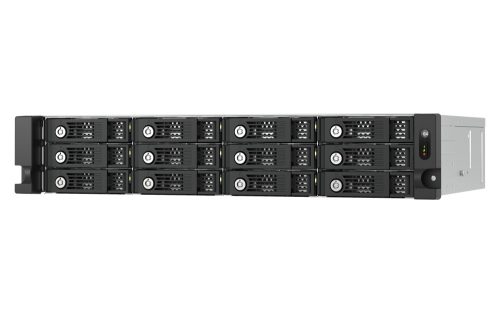 QNAP 12-bay 2U rackmount PCIe interface SATA JBOD expansion enclosure, 2.5/3.5" SATA
