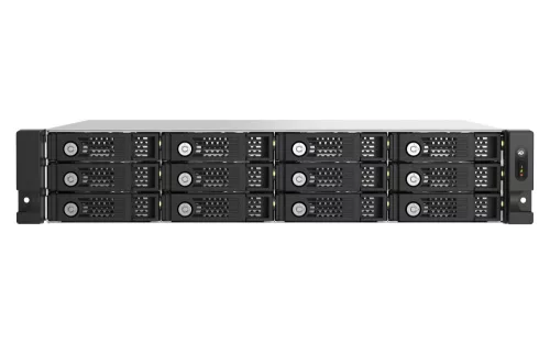 QNAP 12-bay 2U rackmount PCIe interface SATA JBOD expansion enclosure, 2.5/3.5" SATA