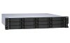 QNAP 12-bay 2U rackmount SATA JBOD expansion unit, redundant PSU, with a QXP-1600eS P