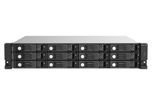 QNAP 12-bay 2U rackmount SAS 12Gbps JBOD expansion enclosure with SAS expander, 2.5:/