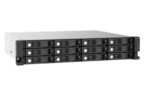 QNAP 12-bay 2U rackmount SAS 12Gbps JBOD expansion enclosure with SAS expander, 2.5:/