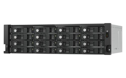 QNAP 16-bay 3U rackmount PCIe interface SATA JBOD expansion enclosure, 2.5/3.5" SATA