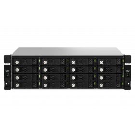   QNAP 16-bay 3U rackmount SAS 12Gbps JBOD dual controller expansion enclosure with SAS