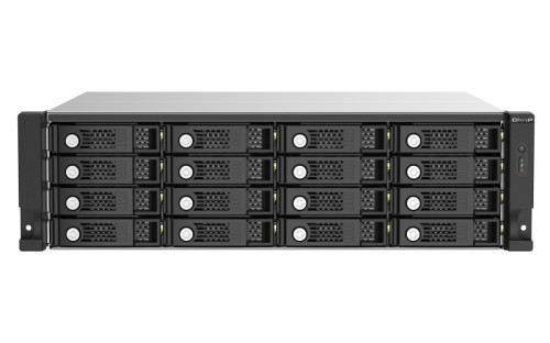 QNAP 16-bay 3U rackmount SAS 12Gbps JBOD expansion enclosure with SAS expander, 2.5"/