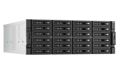 QNAP 24-bay 4U rackmount PCIe interface SATA JBOD expansion enclosure, 2.5/3.5" SATA