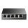 TP-LINK TL-SG105PE 5-Port Gigabit EasySmart Switch with 4-Port PoE+