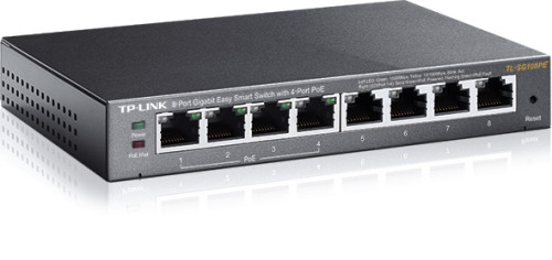 TP-LINK TL-SG108PE 8-Port Gigabit Easy Smart Switch with 4-Port PoE