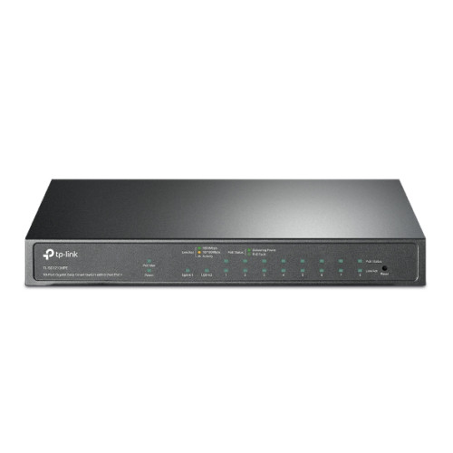 TP-LINK TL-SG1210MPE 10-Port Gigabit Easy Smart Switch  with 8-Port PoE+