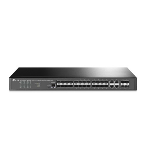 TP-LINK TL-SG3428XF JetStream 24-Port SFP L2+ Managed Switch with 4 10GE SFP+ Sl