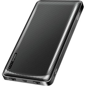   LogiLink Loiglink Power bank 10.000 mAh, 2x USB-A, USB-C, micro-USB, fekete