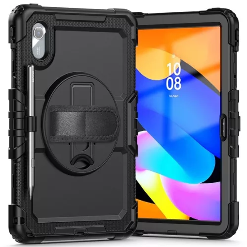 DEVIA Tech-Protect Solid ütésálló tok - Lenovo TB-336 Idea Tab (K11 Gen 2) kijelzővédővel - fekete - ECO