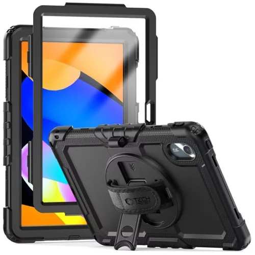 DEVIA Tech-Protect Solid ütésálló tok - Lenovo TB-336 Idea Tab (K11 Gen 2) kijelzővédővel - fekete - ECO