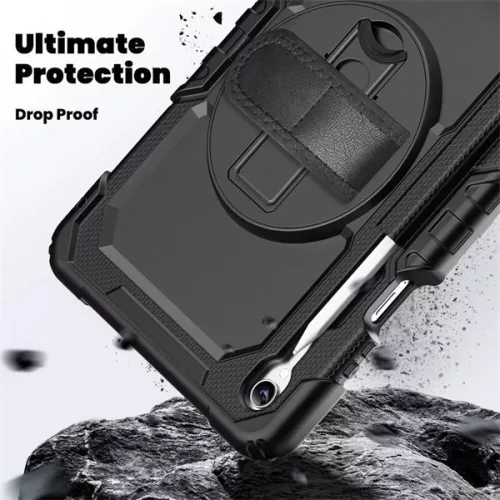 DEVIA Tech-Protect Solid ütésálló tok Galaxy Tab S11 11,0" X730/X736B kijelzővédővel - fekete - ECO
