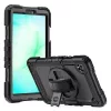 DEVIA Tech-Protect Solid ütésálló tok Galaxy Tab A9/A11 8,7" kijelzővédővel - fekete - ECO